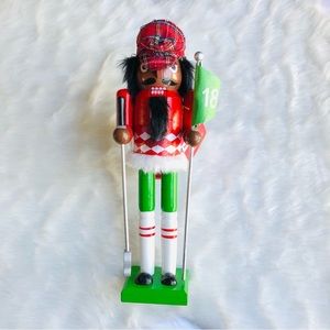 Christmas Golfer Nutcracker Figurine